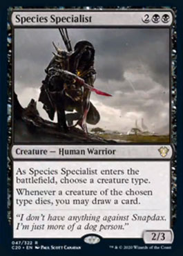 Species specialist