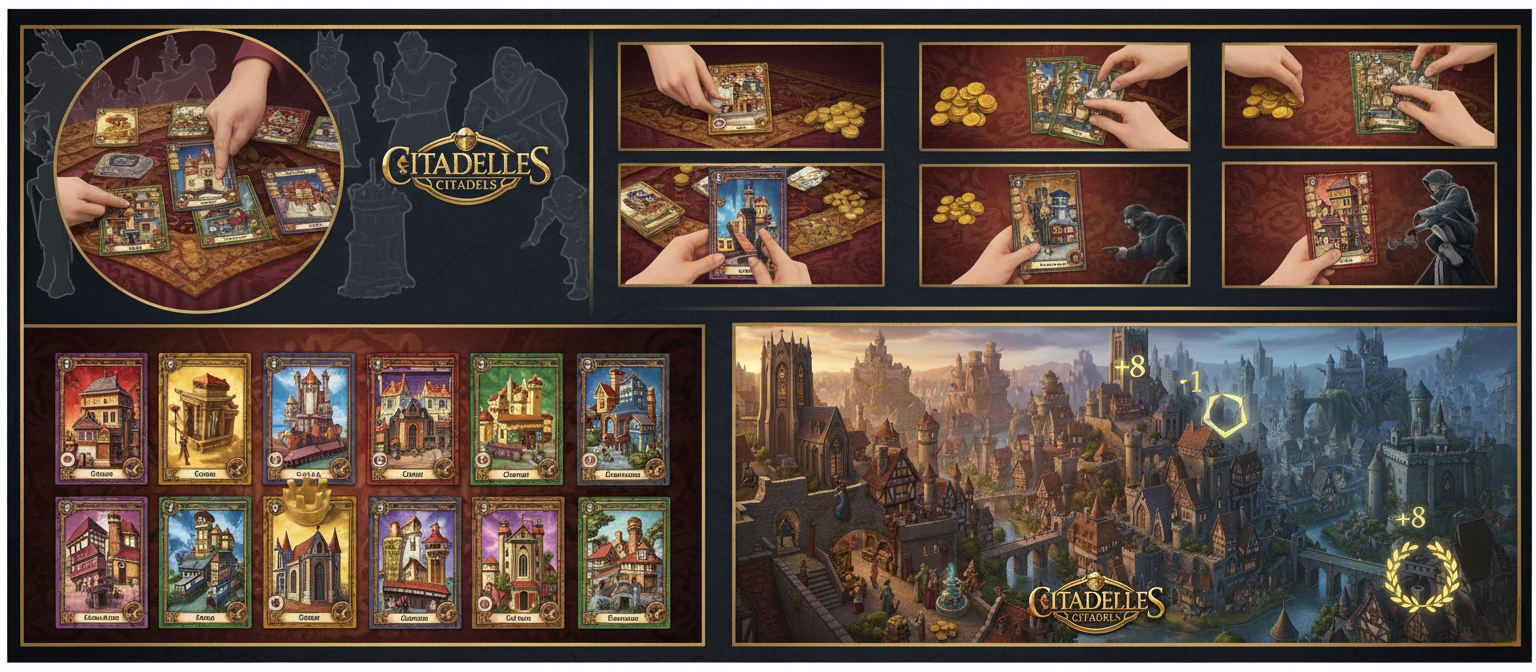 Les régles du jeu Citadelles