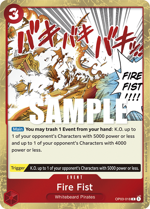 Fire Fist (OP03-018-R)