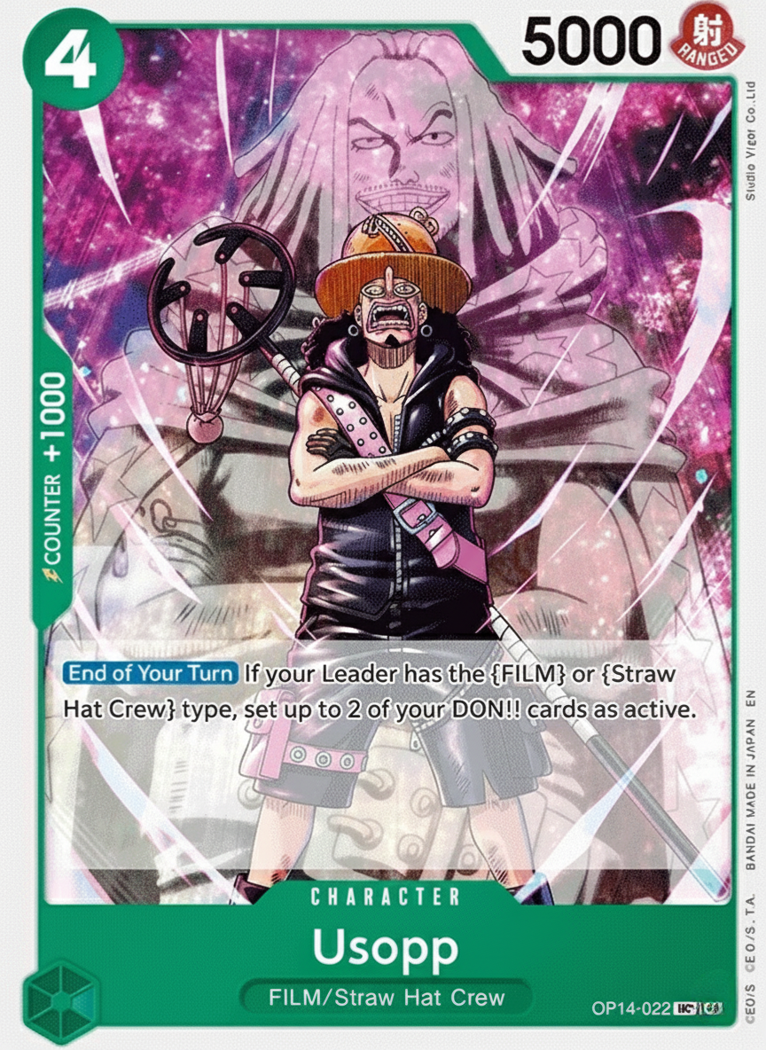 Usopp Card OP14-022-UC