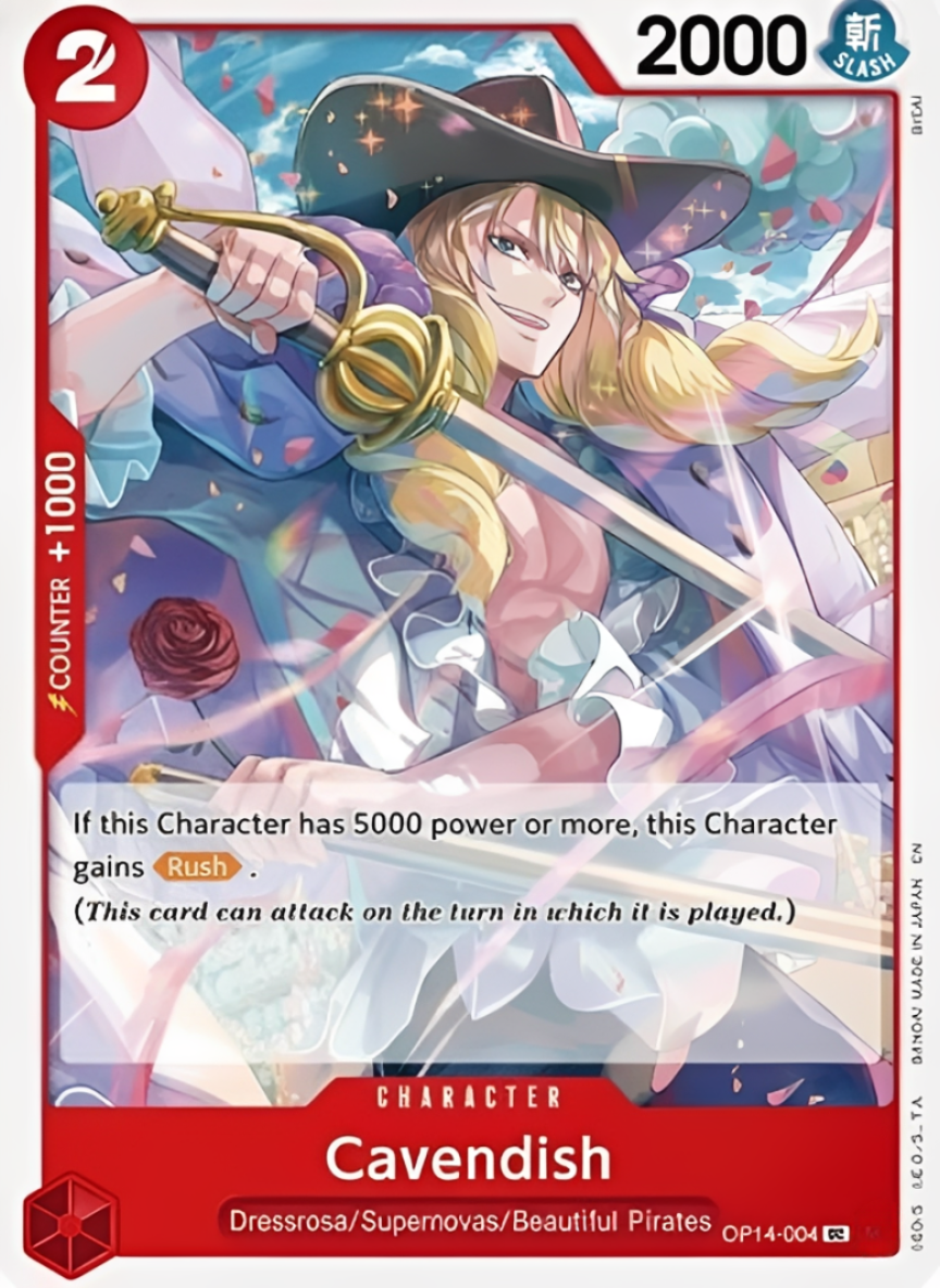 Cavendish Card (OP14-004-UC)