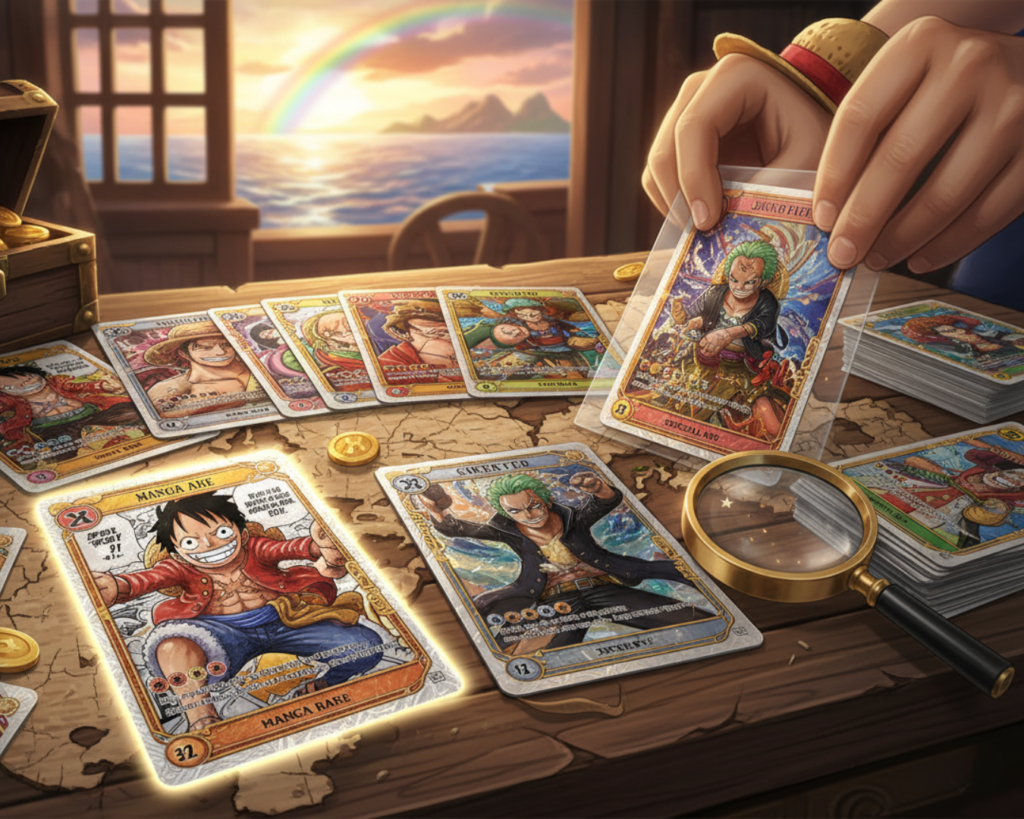 Différence entre les cartes One Piece