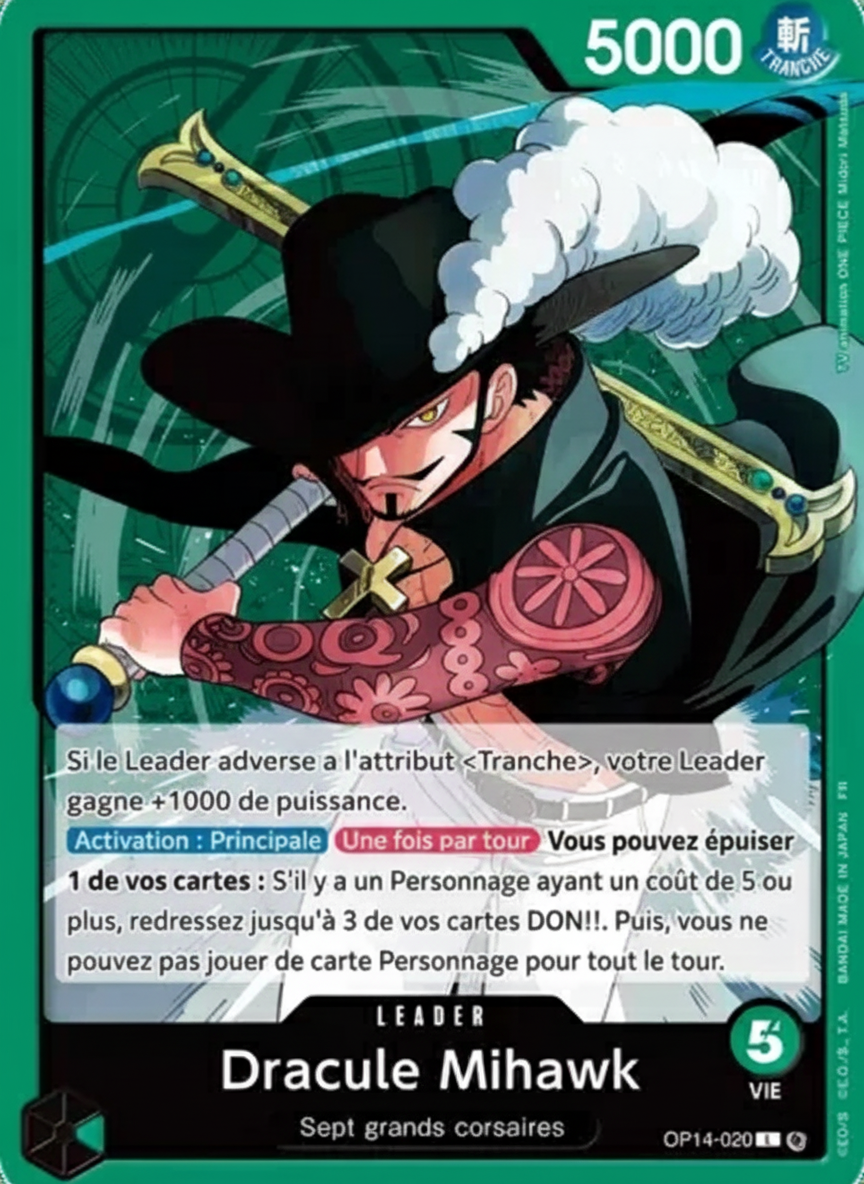 Dracule Mihawk OP14-020-L