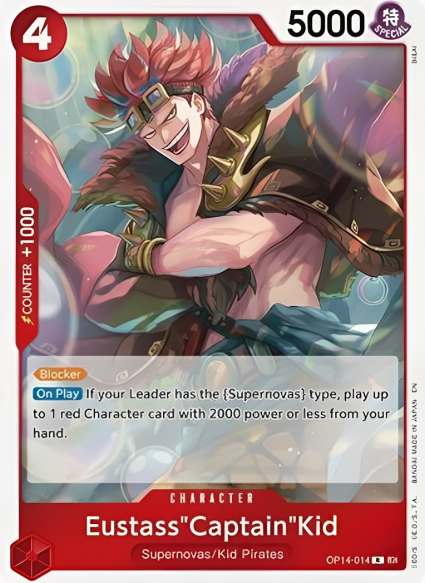 Eustass « Captain » Kidd Card (OP14-014-R)