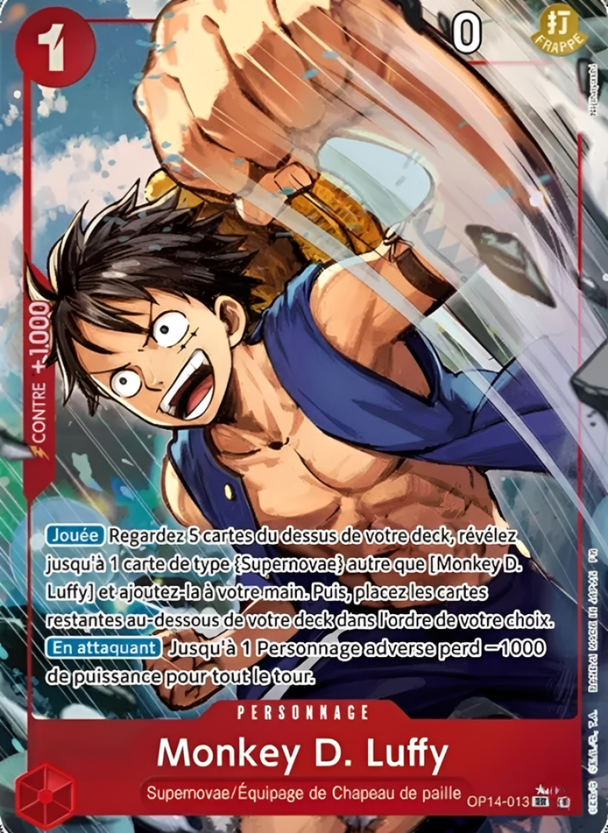 Monkey D. Luffy (Version 2) (OP14-013-SR)