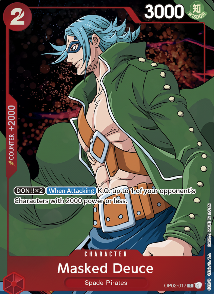 Masked Deuce (Version 2) (OP02-017-R)