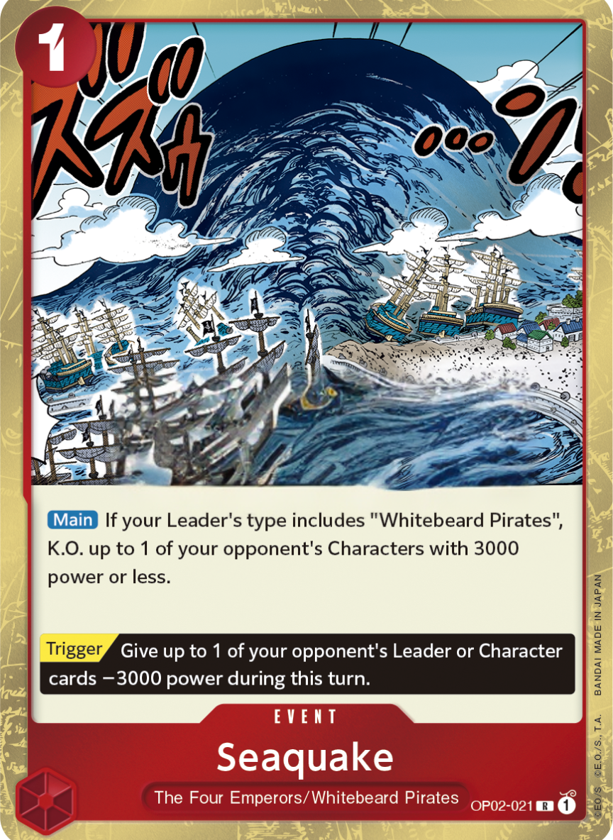 Seaquake (OP02-021-R)