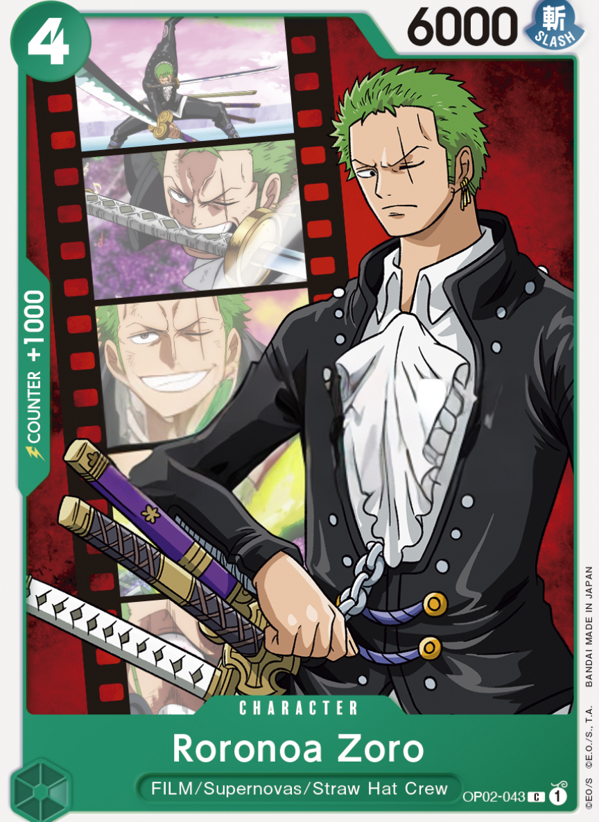 Roronoa Zoro (OP02-043-C)