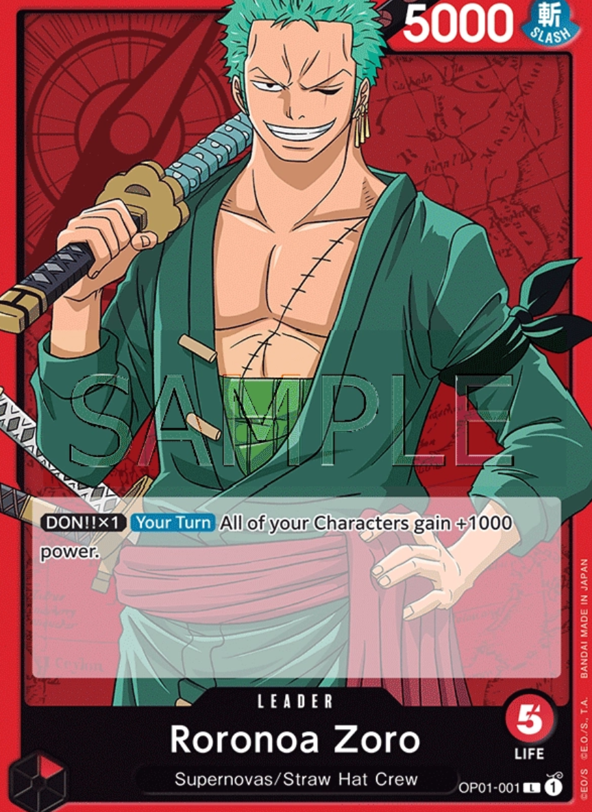 Roronoa Zoro (OP01-001-L)