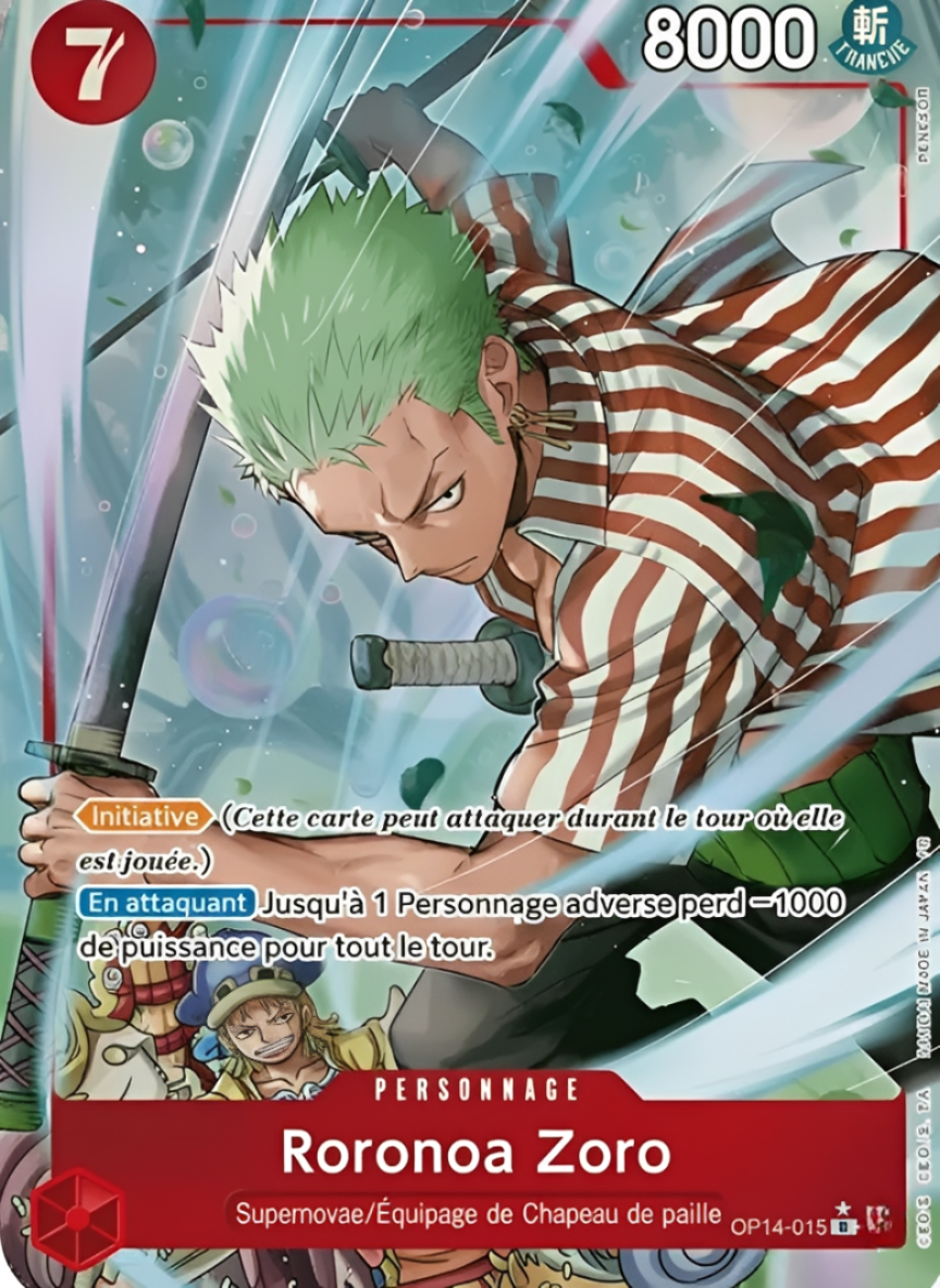 Roronoa Zoro (Version 2) (OP14-015-R)