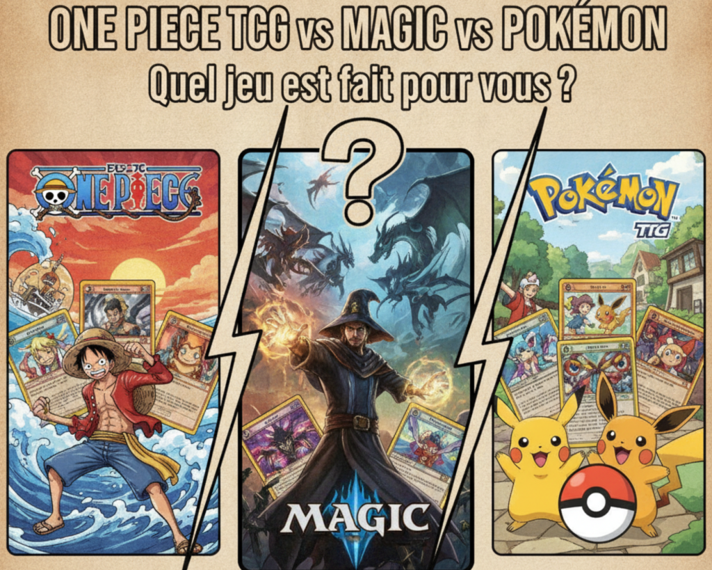 One Piece vs Magic vs Pokémon